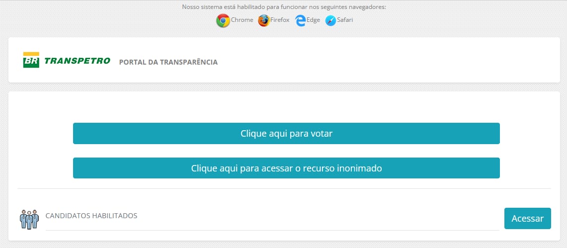 Clique para votar